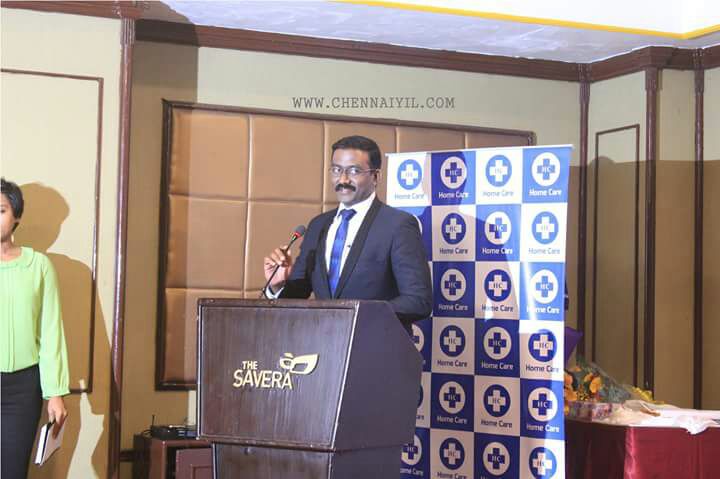 HomecareIndia's tweet photo. Address by Dr. J.S. Rajkumar at HomeCare+ Launch, November 17, at Savera Hotel https://t.co/vXORXL5rHi