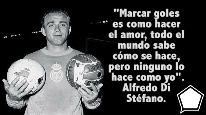 Hablaelbalon's tweet photo. Inmenso Di Stéfano.
#DiStefano #FrasesHB #futbol https://t.co/YGlXAkB6Yz