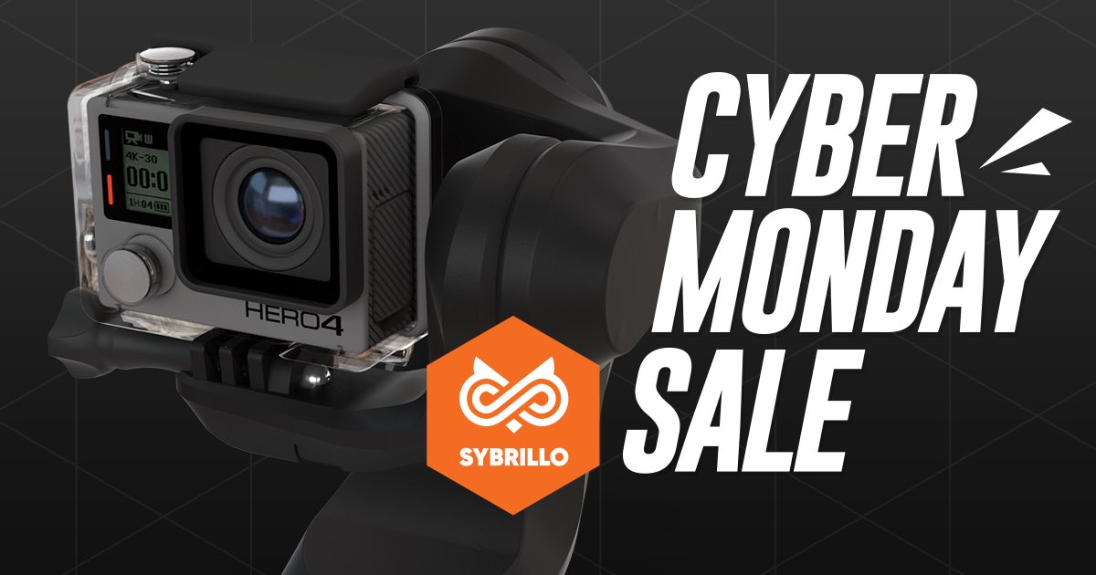 Missed Black Friday sale? 😱 You deserve a #secondchance, grab a Sybrillo on #CyberMonday. Sign up for more: bit.ly/2gsCAUc