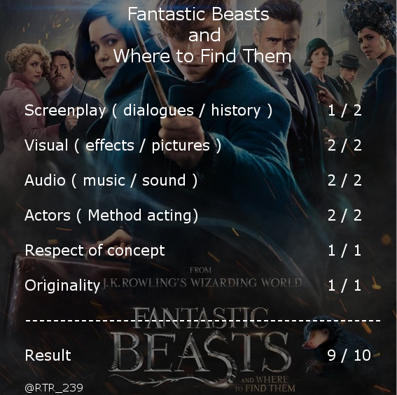 RTR_239's tweet photo. #FantasticBeastsAndWhereToFindThem is so beautiful, very nice beasts and spell ! https://t.co/vCWswMWcKR