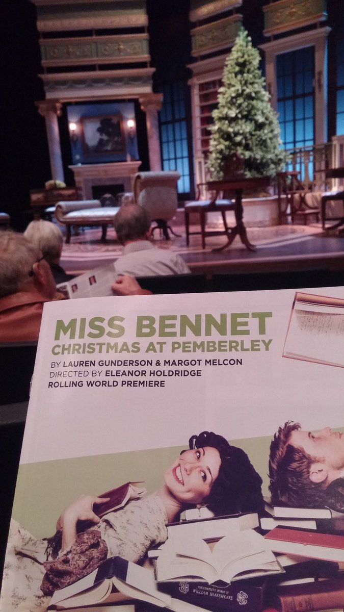 JessicaZ_DC's tweet photo. Saw @RHT_roundhouse's #MissBennetRHT Christmas as Pemberley last night. Loved it! Really delightful &amp; w #Austen humor. #dctheatre #dcarts https://t.co/9ALgHX4Qex