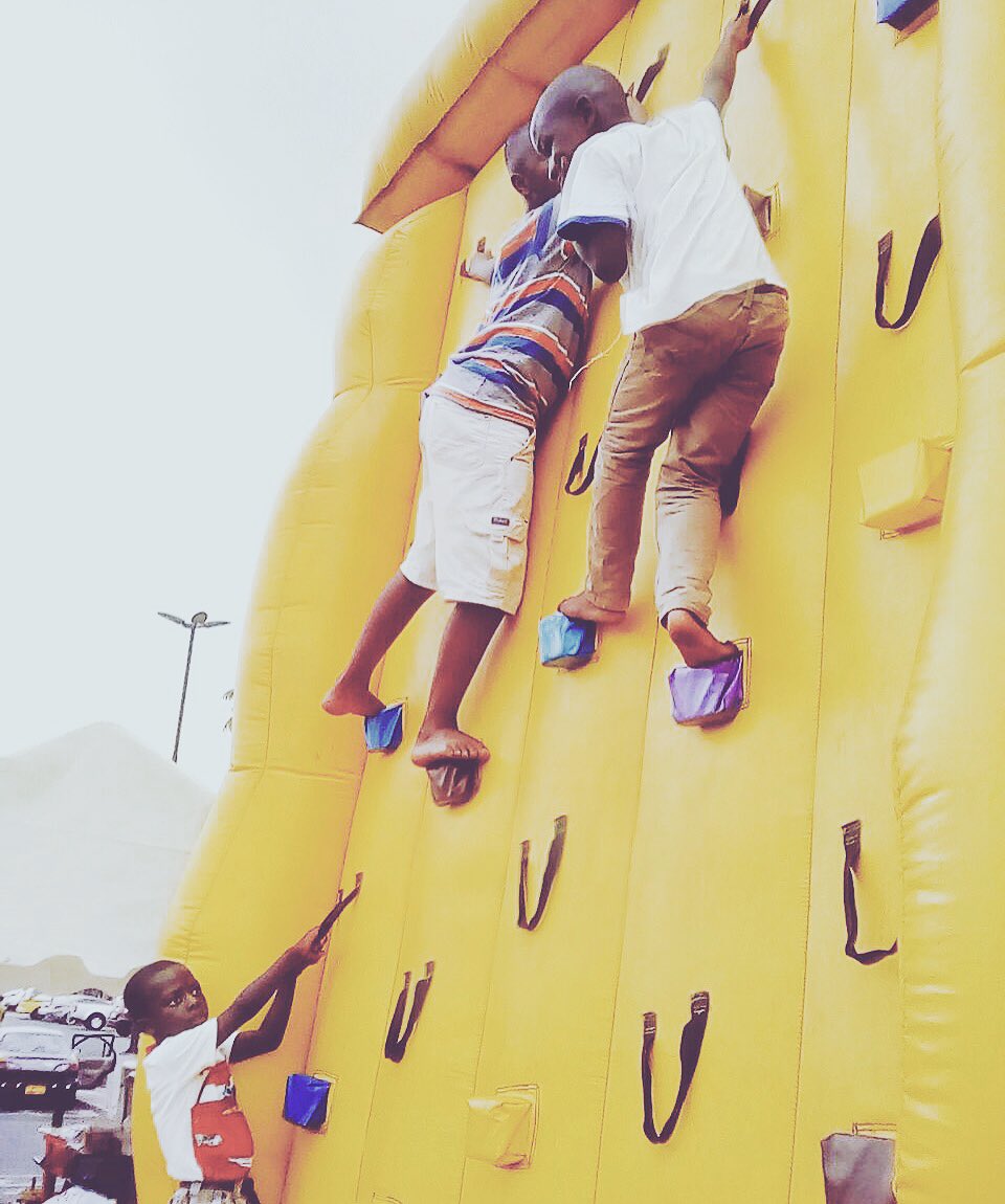KlubARA's tweet photo. The view is fantastic at the top!!! Join us at ARA in the Achimota Retail Centre and scale new heights!!!
#ARAPlaytime #thisisaccra https://t.co/iCD8vGOiw2