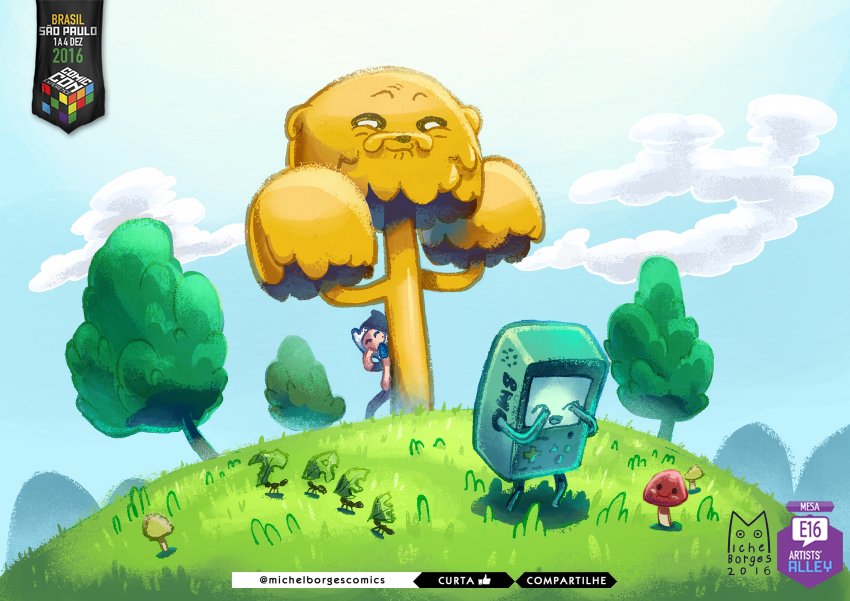 michelborgess's tweet photo. Prints em minha mesa do Artist's Alley, mesa E16. #adventuretime #finnandjake #bmo #finnejake #ccxp2016 #vaiserepico #prints #artistsalley https://t.co/sPqHuujSjL