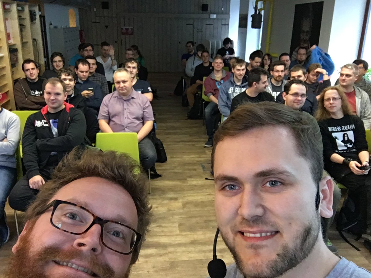 posobota's tweet photo. Jedno multi selfie @chemix_cz a @ProchazkaFilip z plného Ostravského @ImpactHubOva #nettefw #pehapkari https://t.co/LxWO1Eycg0