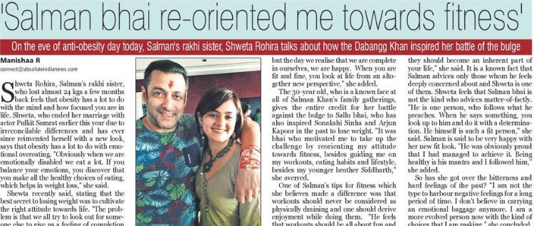 aymankhanV8's tweet photo. Congrats 😘@ShwetaRohira #AbsoluteIndia https://t.co/UYTLhBvimp