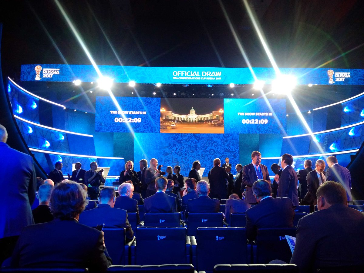 mboysl's tweet photo. El escenario está dispuesto. #FCCDraw #CopaConfederaciones2017 https://t.co/6Xg12ibXXr