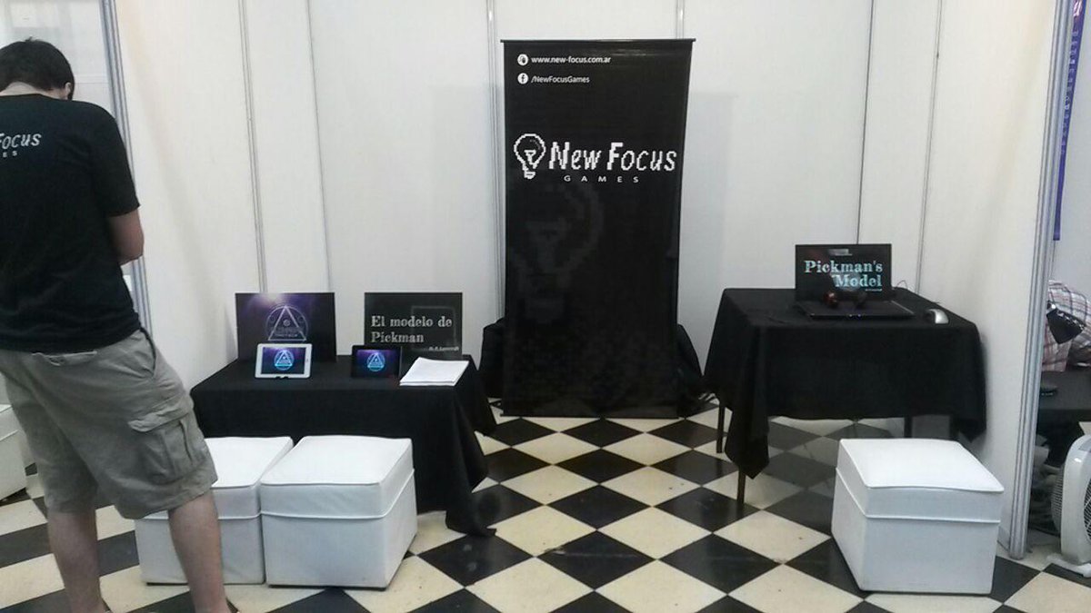 NewFocusGames's tweet photo. Ya tenemos todo listo! Vení a la #expojoven a probrar nuestros juegos #AldhagarTactics y #ElmodelodePickman!
#juegosargentinos #GameDevLATAM https://t.co/DmnyOpFSva