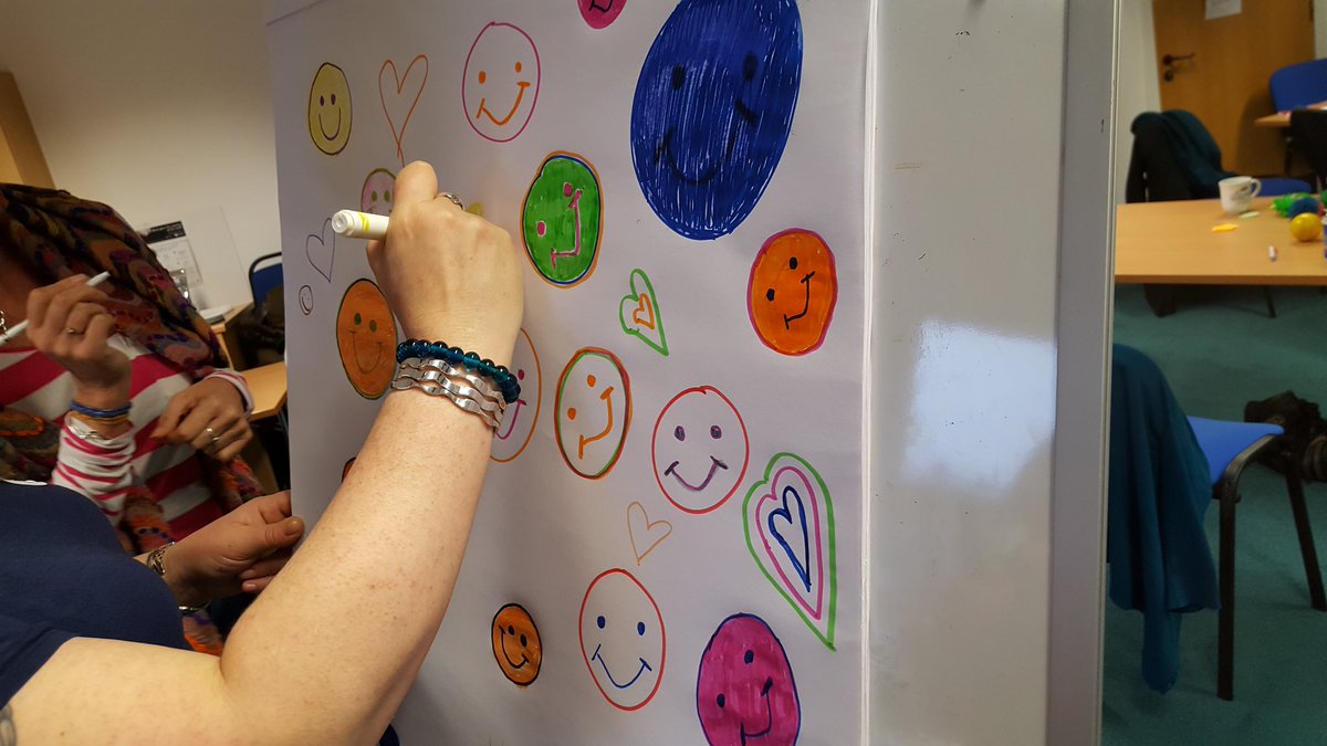 WellbeingMoray's tweet photo. #wrap workshop in #moray today. #creativity supporting #wellness. Lots of fun whilst honing our self management tools. @SRN_Tweet #macwrap https://t.co/luBB6ngGlV