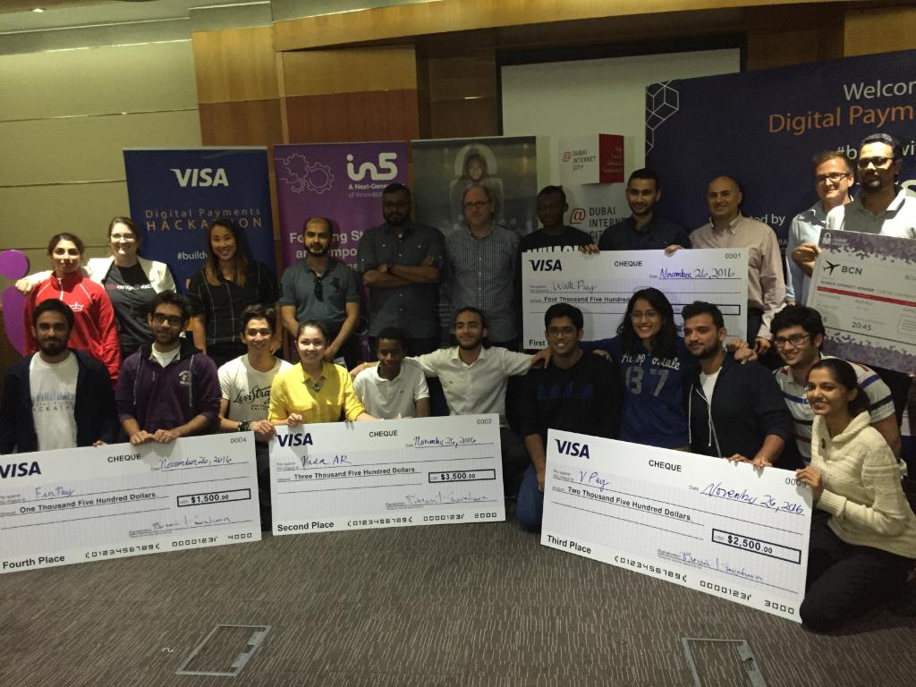VisaCEMEA's tweet photo. What a fantastic 2 days it has been! Congrats to all our Visa Hackathon winners!
#buildwithVisa @VisaDeveloper @AngelHack @DIC_Community https://t.co/M7to0f7BGf