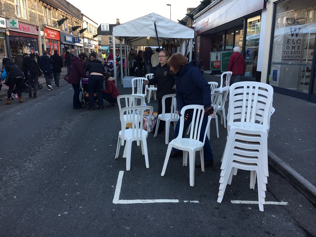 On these chairs shortly the fab @bathspaband