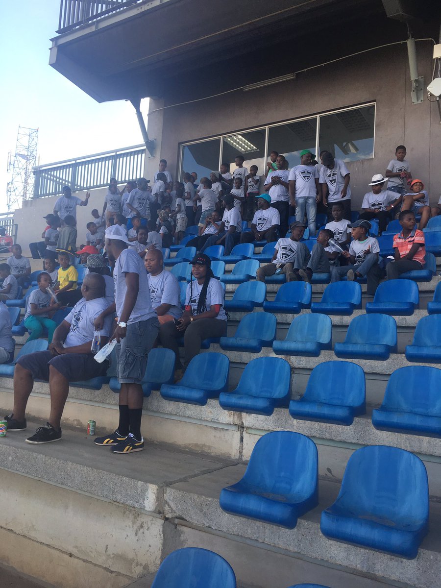 StellenboschFC's tweet photo. We may be away from home, but the fans are here #StellenboschFC #Fans #SinabaStadium #MatchDay #NFD https://t.co/RFA6aQwCmb