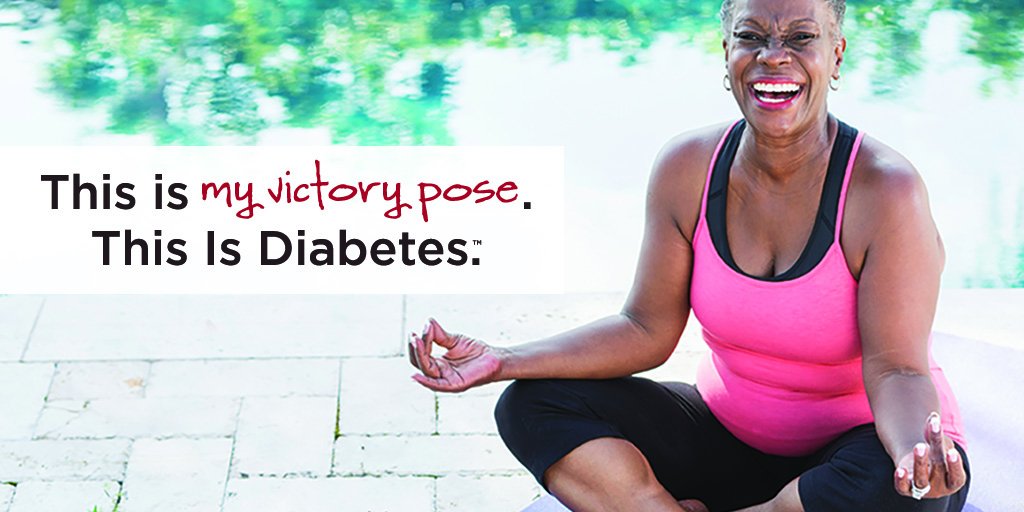 diabetesWI's tweet photo. This is her victory pose. What’s yours? Share your story throughout November using #ThisIsDiabetes. https://t.co/sQWbOjL9EC