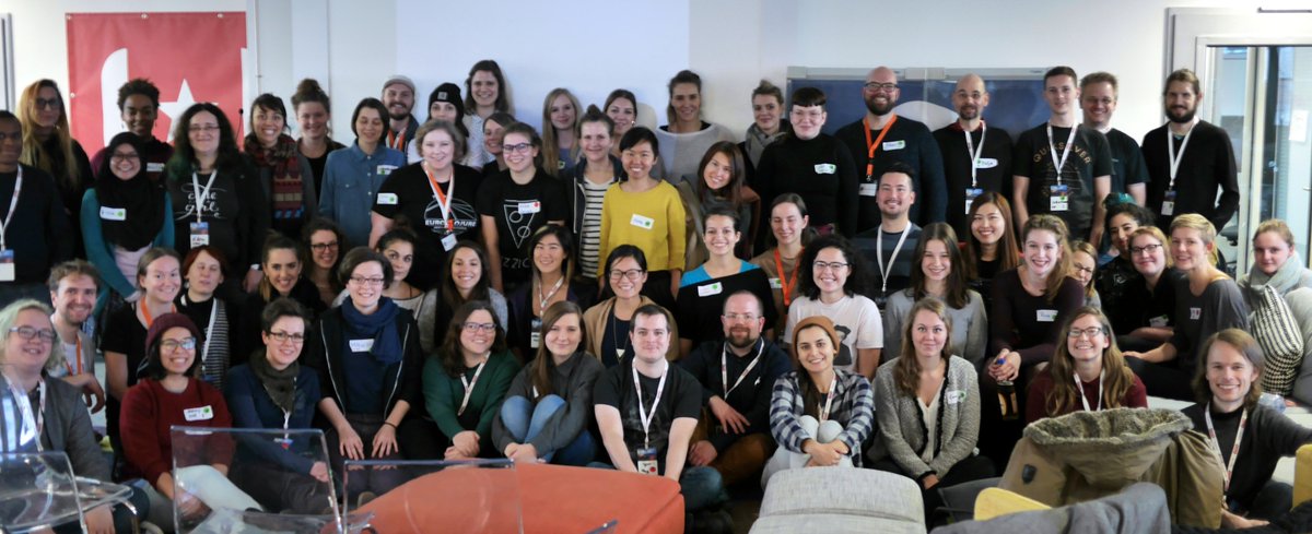 ClojureBridgeDe's tweet image. All the awesome people who joined for our 4th #ClojureBridge in Berlin! Thanks everybody!