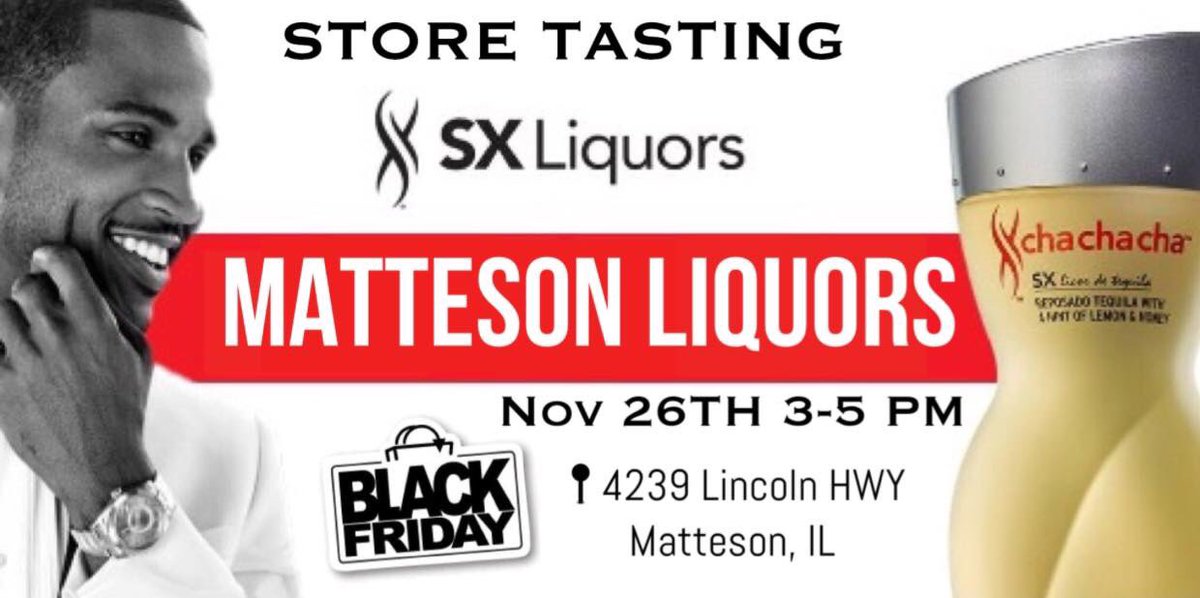 SXLiquors's tweet photo. Illinois‼️Today join us at two SX Tasting
 locations serving SX. #sxliquors #tequila #rum #vodka  #sxtasting #Chicago #Illinois https://t.co/UBj71XfpOM