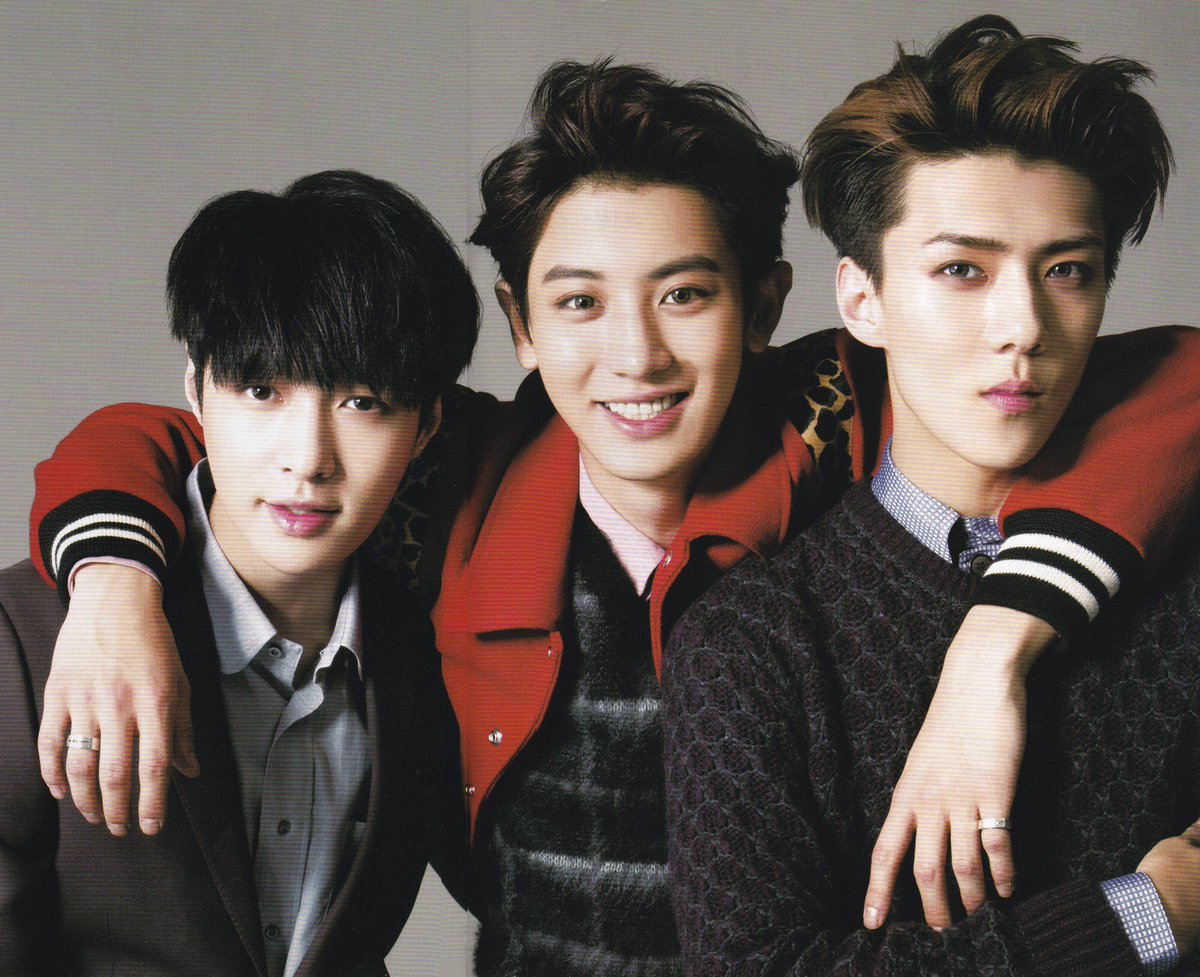 HunLayLand's tweet photo. Happy birthday to real__pcy 🤗🎂☺️😎#HappyChanyeolDay https://t.co/EcCu6Uu6ky