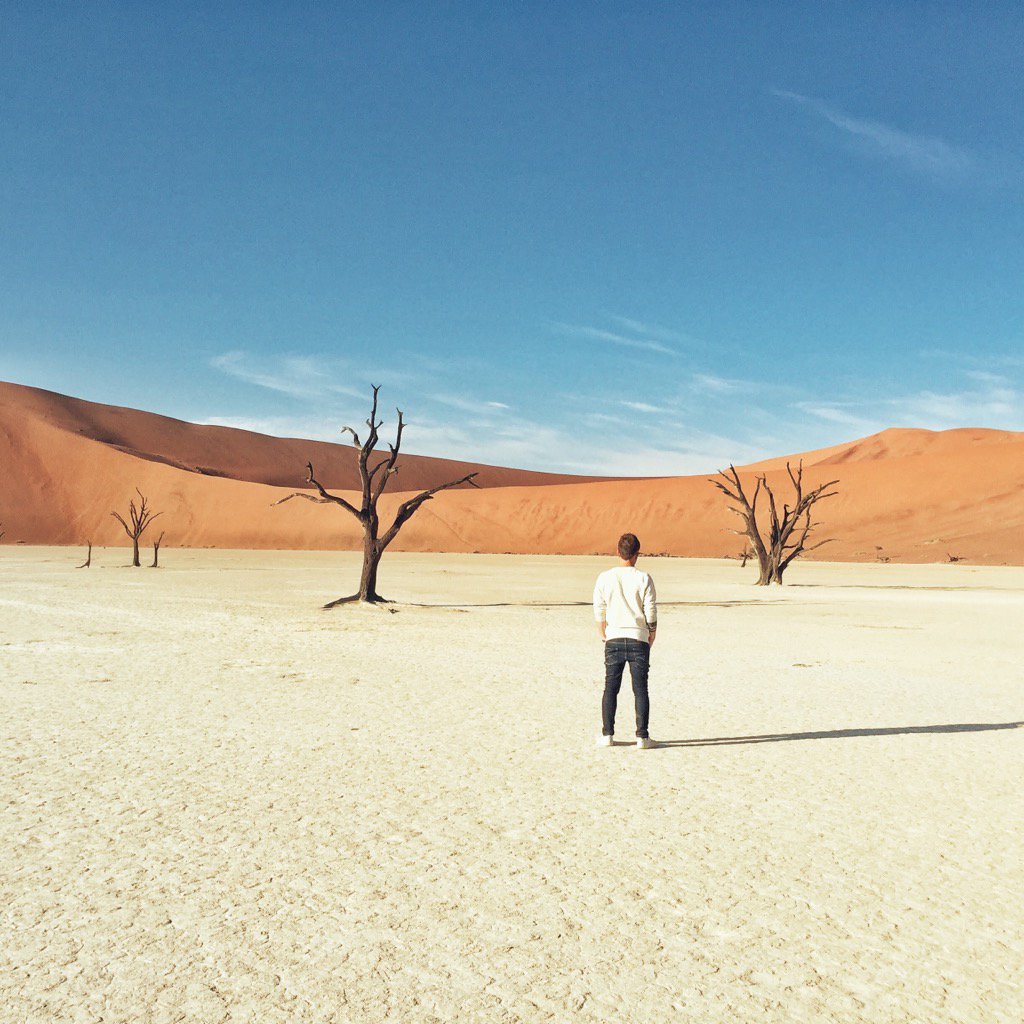 Traveling_Jeff's tweet photo. I'm always trying to find unique landscapes! Sossusvlei in Namibia is one of them 🇳🇦 #sossusvlei #Namibia https://t.co/TB6Tj34Xvr