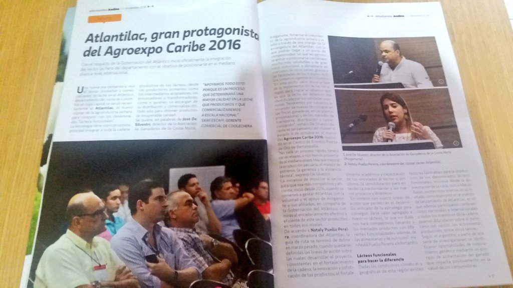 natypuello's tweet photo. Gracias a la revista @Infortambo por la publicación de nuestro Clúster Lácteo - ATLANTILAC en la edición de Noviembre. @ASOGANORTE https://t.co/O9TYaDWTsx