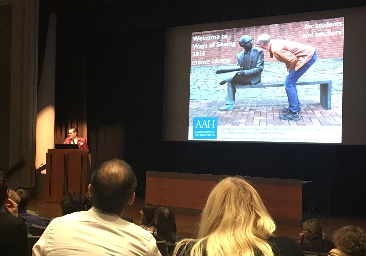 AHiScharity's tweet photo. @mattlodder talking about identity and tattooing - art historical training can be used on all kinds of object sets #WoS2016 https://t.co/GYtMocmet7