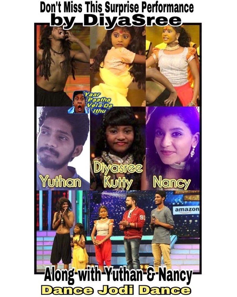 nancyantoni's tweet photo. Dont miss our performance today....do watch us guys #Yuthan #Nancy #ynny  #dancejodidance @ZeeTamil https://t.co/iNO0lwWfkH
