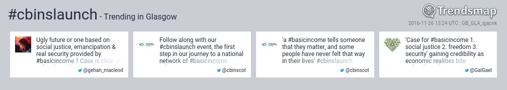 TrendsGlasgow's tweet photo. #cbinslaunch is now trending in #Glasgow

https://t.co/Wg0vehiwZQ https://t.co/O7F4cAQhVs