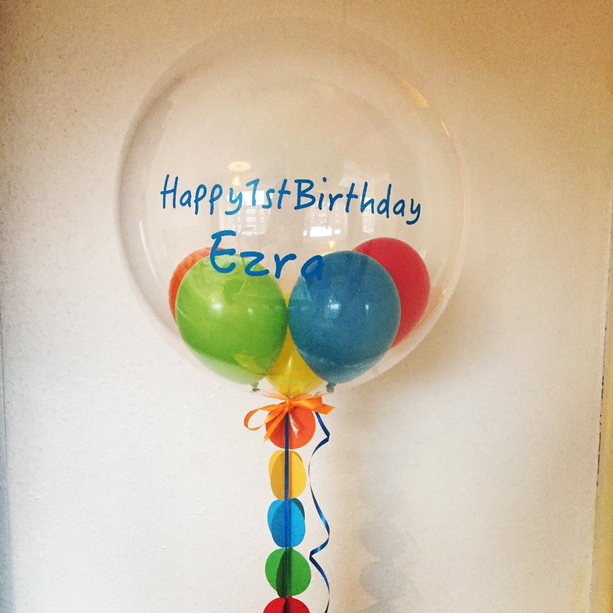 BamBamBalloons's tweet photo. #birthdayballoon #birthday #1stbirthday #green #blue #red #orange #yellow #giftideas #balloontails #handmade #customisedgift #birthdayboy #1 https://t.co/xy7MCqoE8R