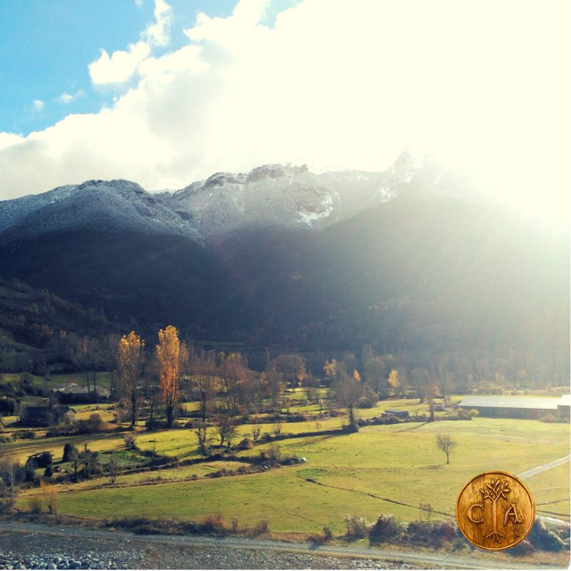 Nieves que se aproximan tímidamente para quedarse este invierno ❄️❄️❄️ #Chistau