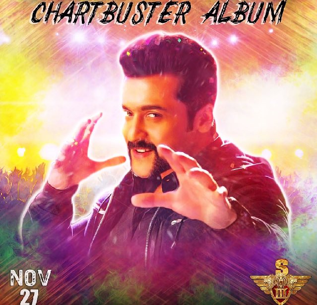 SSMusicTweet's tweet photo. A fan edit for #Singam3 #S3AudioFromTomorrow #HarrisJayarajMusic @Suriya_offl @StudioGreen2 !! https://t.co/wklIKiMSb9