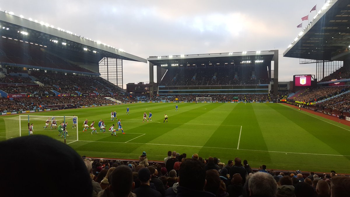 wilcey1's tweet photo. Good first half from the Villa https://t.co/YRcgscLy8J