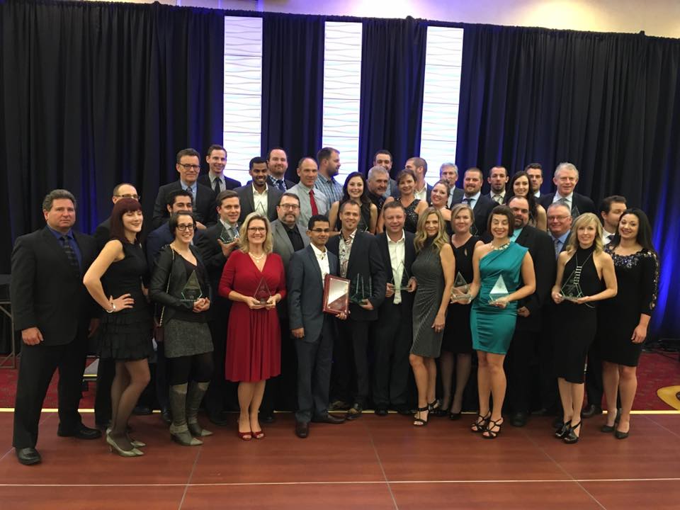 PicketFenceHome's tweet photo. Great time at the @NSHomeBuilders #PeakAwards2016 last evening.  Brought home some swag.  Congratulations to all winners! https://t.co/1dFnpfBiiT