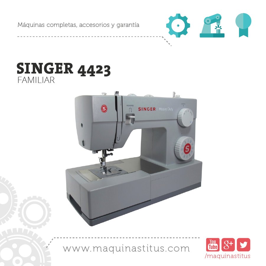MaquinasTitus's tweet image. #Disponibles #Singer4423 
Llegaron Máquina Singer 4423 Semi Industrial

Antes 700.000
Ahora: 649.900 Envio Gratis 

ow.ly/Fxdg306xH91