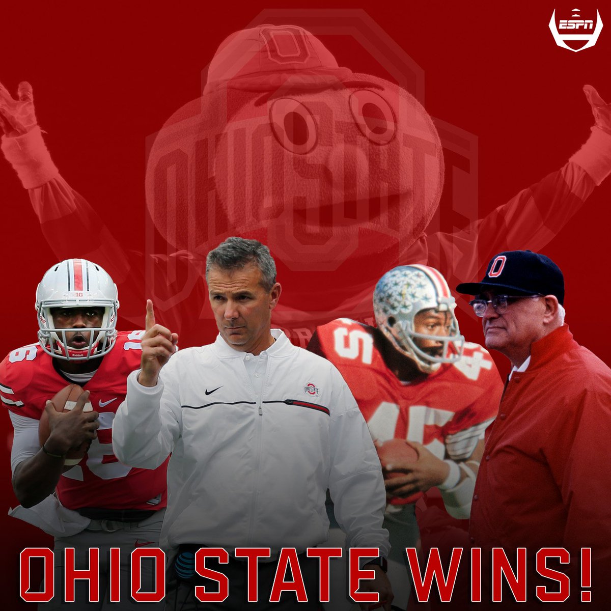 ESPNCFB's tweet photo. OHIO STATE WINS THE GAME! https://t.co/jnvC2kdVhw