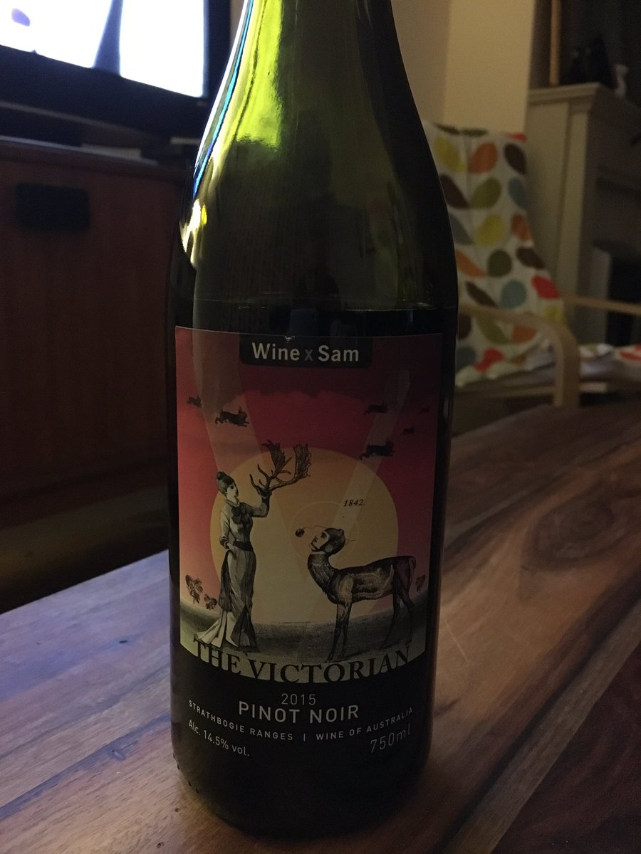 Good evening <a href="/WinebySam/">Wine by Sam</a> - this is a bit good 😍 #PinotNoir 🍷<a href="/NakedWines/">Naked Wines UK</a>