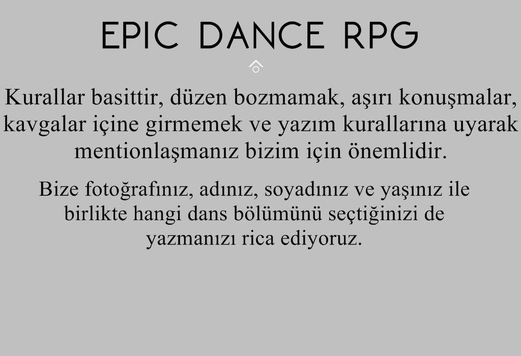 EpicDanceRPG's tweet photo. Açıklayıcı olduğunu düşünüyoruz, eğer aklınıza bir şey takıldıysa lütfen sormaktan çekinmeyin, kurgumuz ve kurallarımız ile aranızdayız.🍀 https://t.co/vinH29yfdC