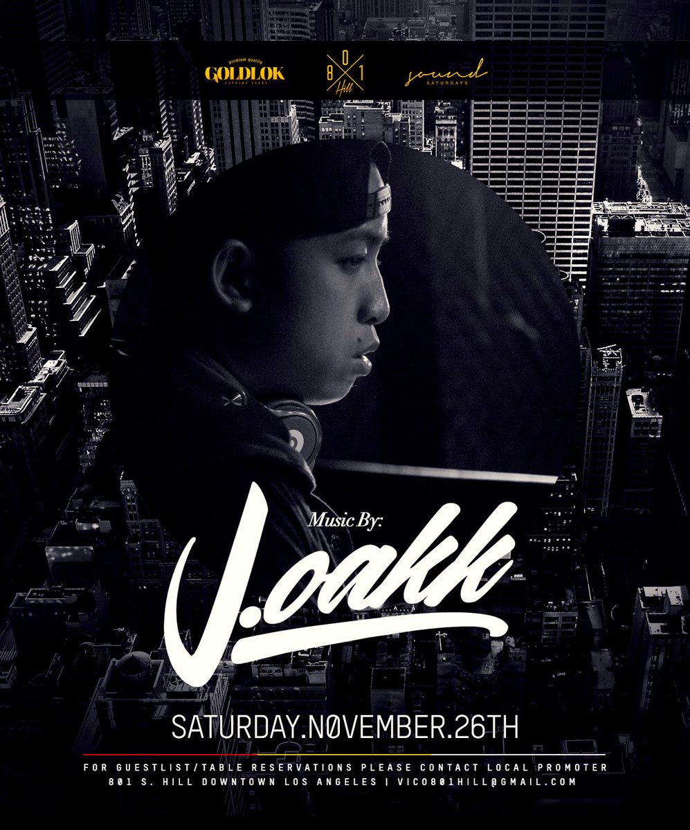 10ak's tweet photo. SEE YOU TONIGHT! #SoundSaturdays #801Hill https://t.co/WQeU2Y8Kkd