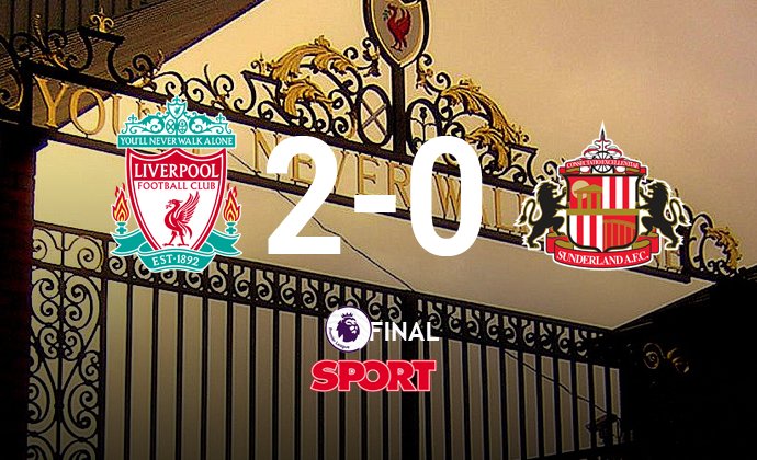 sport's tweet photo. #PL | ¡Final!
⚽️Origi
⚽️Milner (p)
#EnDirecto▶️https://t.co/yHafdxlWFC https://t.co/s4meIjF0vR