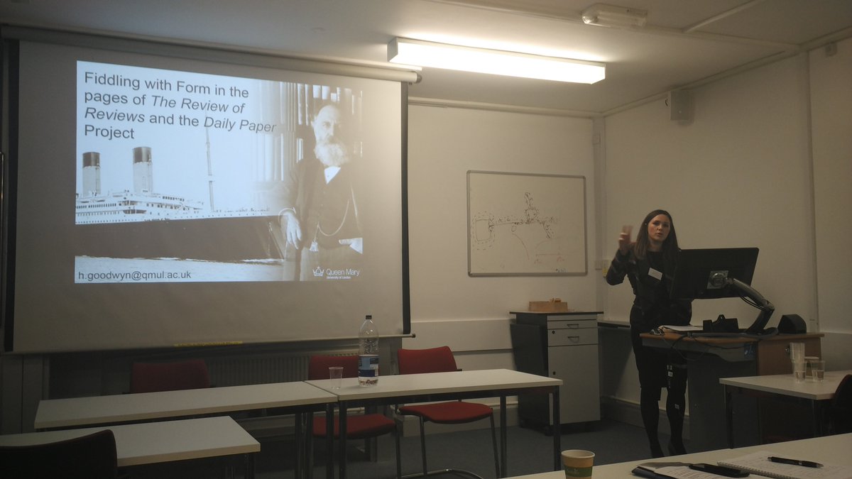 LiteraryJourn16's tweet photo. @HelenaGoodwyn (Queen Mary, London) on W. T. Stead #LiteraryJourn16 @RS4VP https://t.co/IO3oYKLoU9