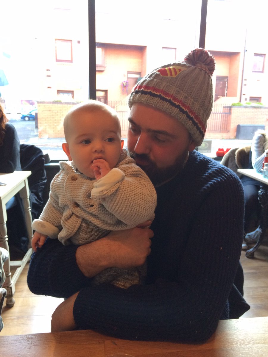 rabsplush's tweet photo. @matt_tierney81 2 4 2! One way to get daddy out of bed after a boys night out! Sure we'll see you next year @RossoBianco1878 love your work https://t.co/SJPdFA4ujZ