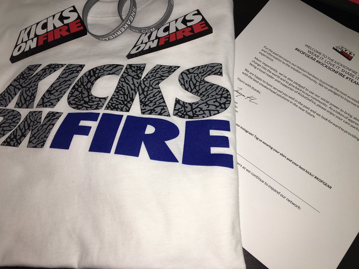JMSTMS's tweet photo. S/O @kicksonfire FOR THE CARE PACKAGE #KOFGEAR #KICKSONFIRE #TEAMKOF https://t.co/5gkNrrQQRS