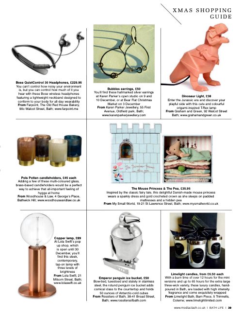 There are so many spectacular present options in #Bath's independent shops. Peek at our 5-page #giftguide: issuu.com/mediaclash/doc…