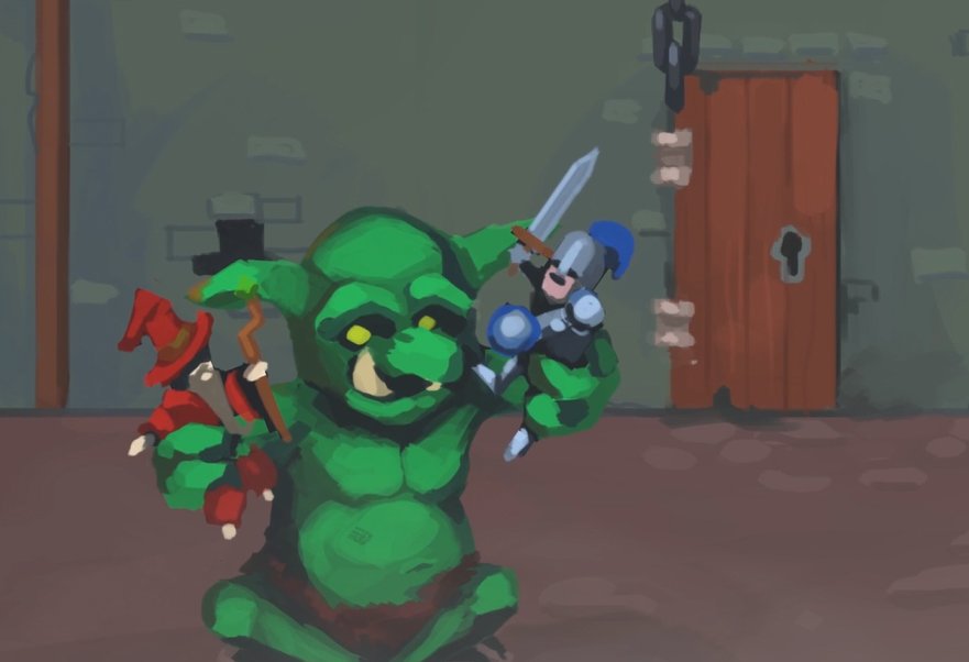 GGrottos's tweet photo. Goblin orphaned as he plays.. you can help by voting "Villain most in need of a hug" Steam Award https://t.co/m3sfuaAskI #screenshotsaturday https://t.co/8Z7pj2Fh7z
