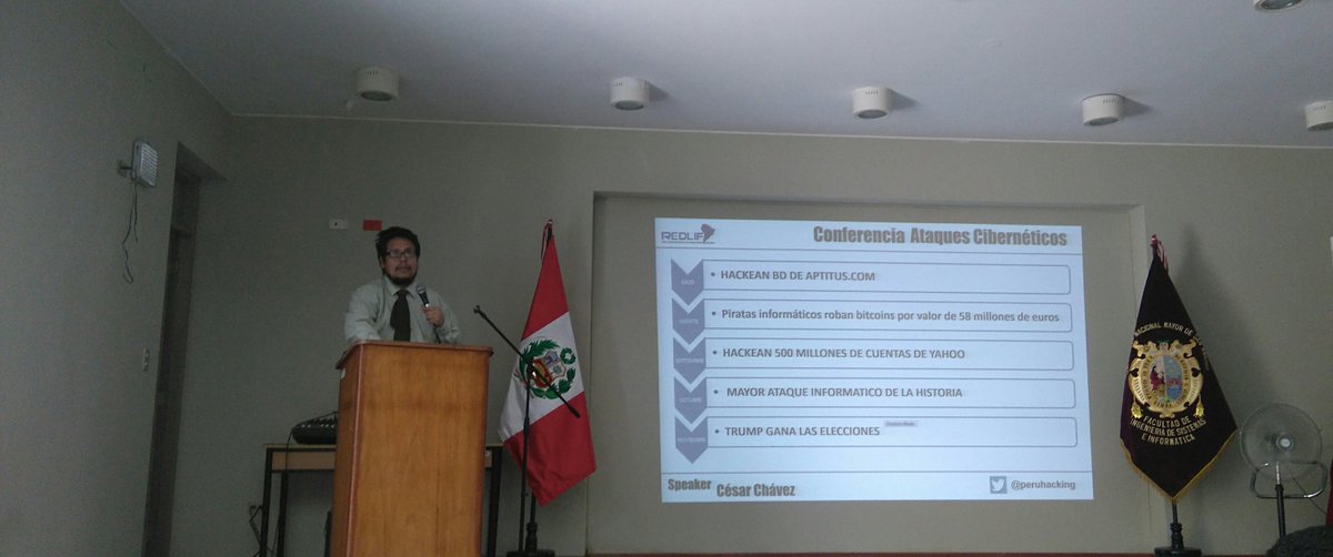 jslimachi's tweet photo. Hablando de los ataques informáticos de la historia  @cesarchavez @peruhacking https://t.co/ZmVp5qmJo8