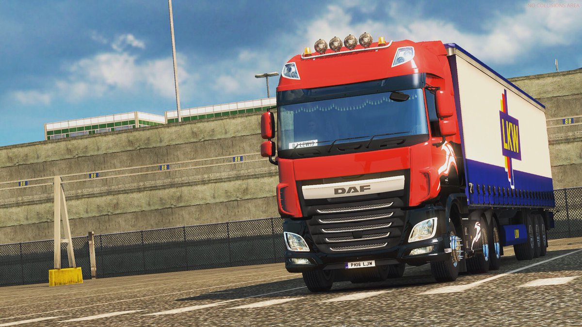 ScaniaLTD's tweet photo. Here is one of our drivers @dj_lewis_tfm waiting for the ferry at Calais. #Ferry #DAF #Calais https://t.co/8dJuGvuwrX