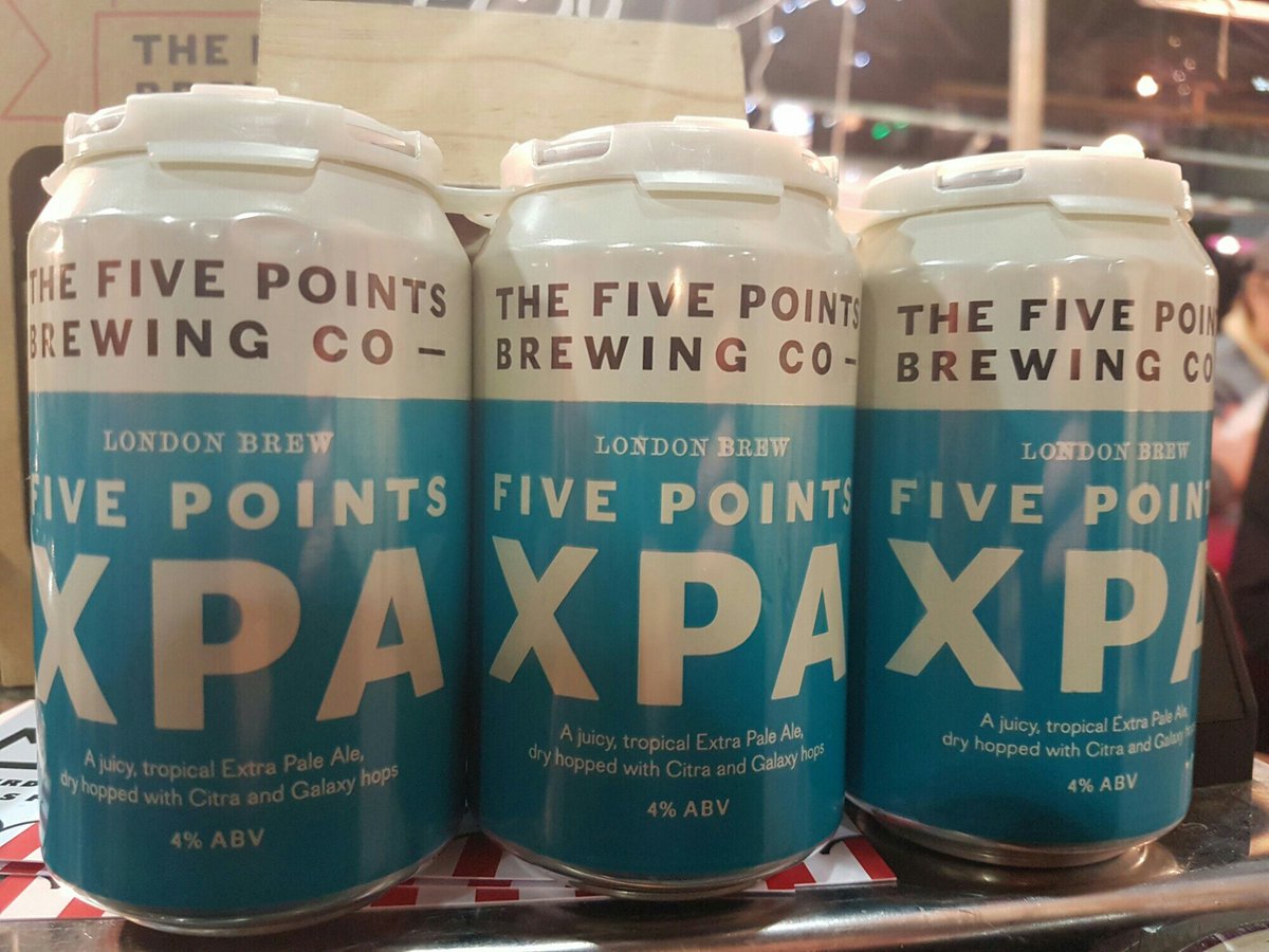 MyCheekyPint's tweet image. #beer No.5 @LondonBrewMkt:

@FivePointsBrew XPA!

Light and fresh, with tropical undertones equals a tasty beer!

#CraftBeer 🍻😊🍻