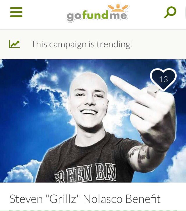 If you can't make it to the benefit show tonight, Any kind of donation would be greatly appreciated 🙏🏼 Thank you

gofundme.com/steven-grillz-…