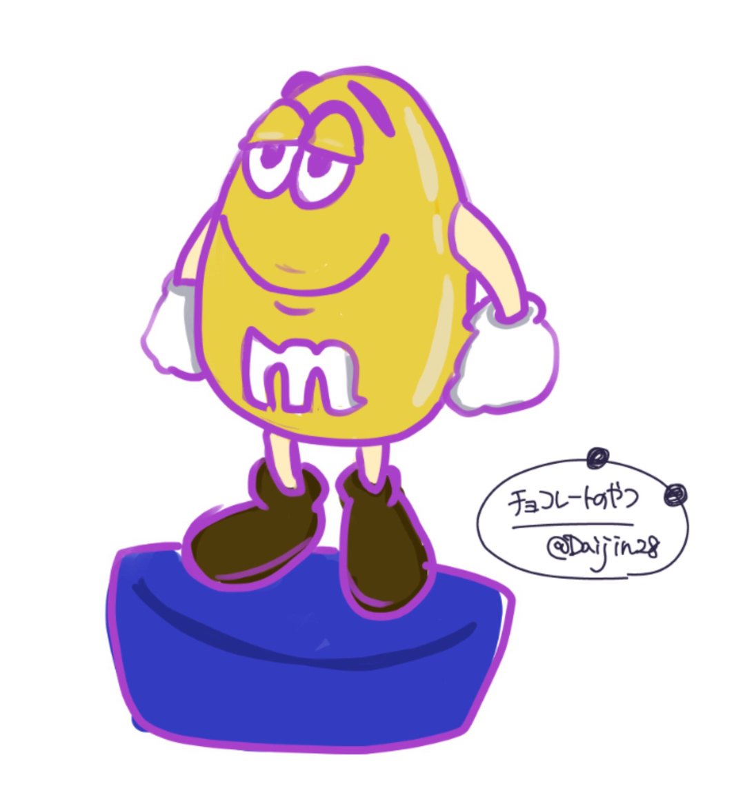 お絵かきパンダ M Mのキャラクター チョコの奴 落書き M M チョコ キャラクター T Co Vtdygdv6pc