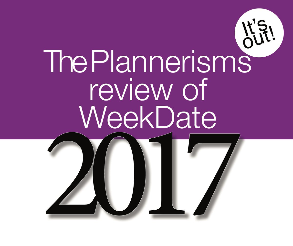 WeekDate's tweet photo. The #2017 @plannerisms review is out! Thank you for an fabulous review! https://t.co/ip8YbJfHZD #plannercommunity #planneraddict #WeekDate https://t.co/w1thSBwwlJ