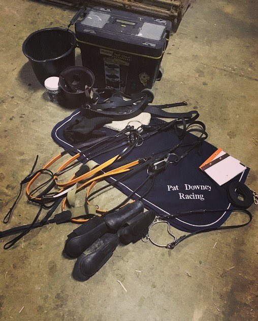 heather__downey's tweet photo. The not so glam side to racing! @PatDowneyRacing gear ready to go for @NavanRacecourse 2moro! #2Runners #LocalTrack https://t.co/upujxS9BsX