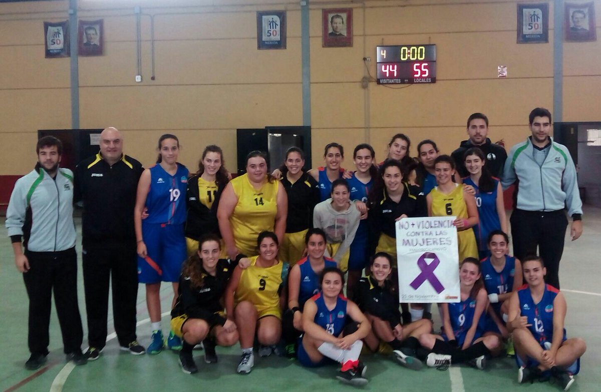 CPBoscoMerida's tweet photo. #Bcsto JUN FEM @CPBoscoMerida gana a @_FCCB_  55-44.
1ª victoria. Tenía q llegar.
#MeridaDiceNoVG 
@ayto_merida https://t.co/4r9NY4KkTt
