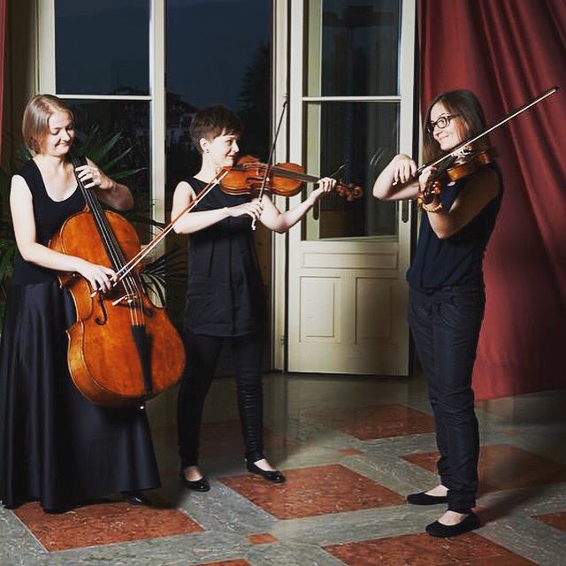 Tonight Amalia #String #Trio, a chamber group born inside of Theresia #orchestra, will perform a #Hausmusik in Rovereto. Toi Toi Toi!