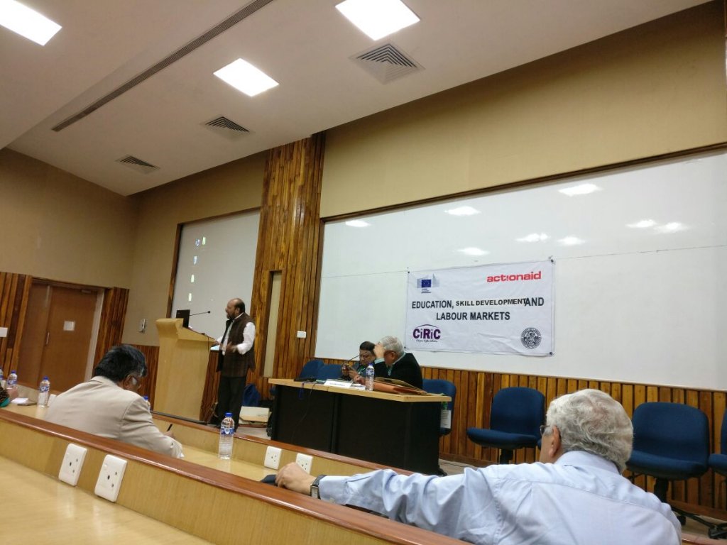 CiRiC_India's tweet photo. Our panel in Indian Society of Labour Economics #ISLE2016 on #SkillDevelopment & #Labour Market @ilonewdelhi @sndeep https://t.co/zGQqTeeQW5